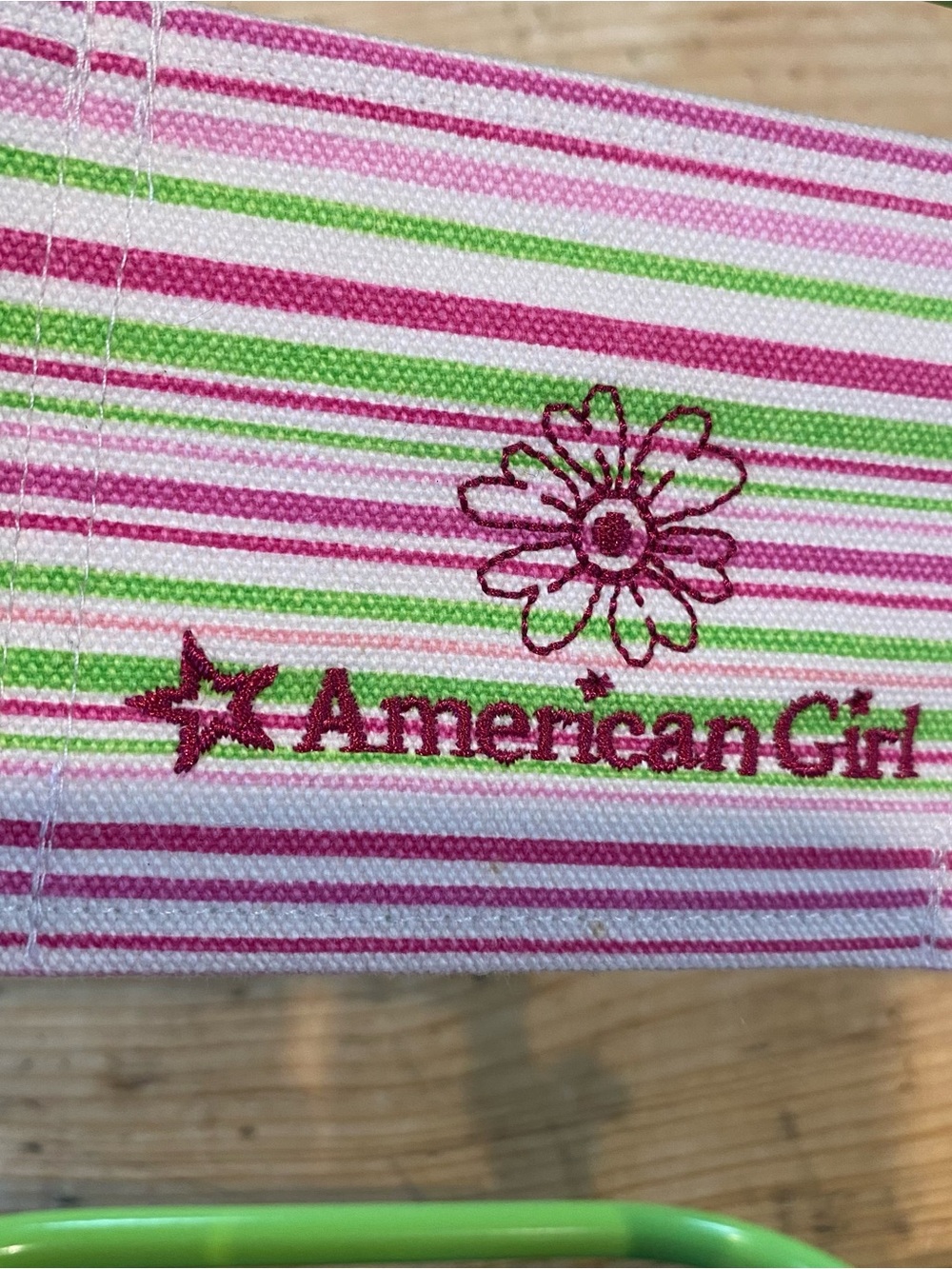 American Girl Retired Folding Beach Chair Bocce Set Doll Accessory CHAIR ONLY - Picture 6 of 9